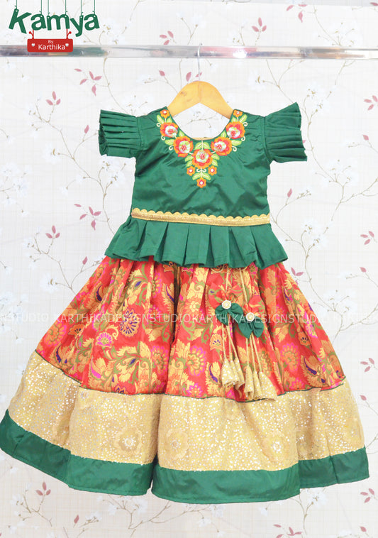 Banarasi silk lehenga blouse