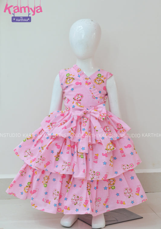 Printed cotton frock