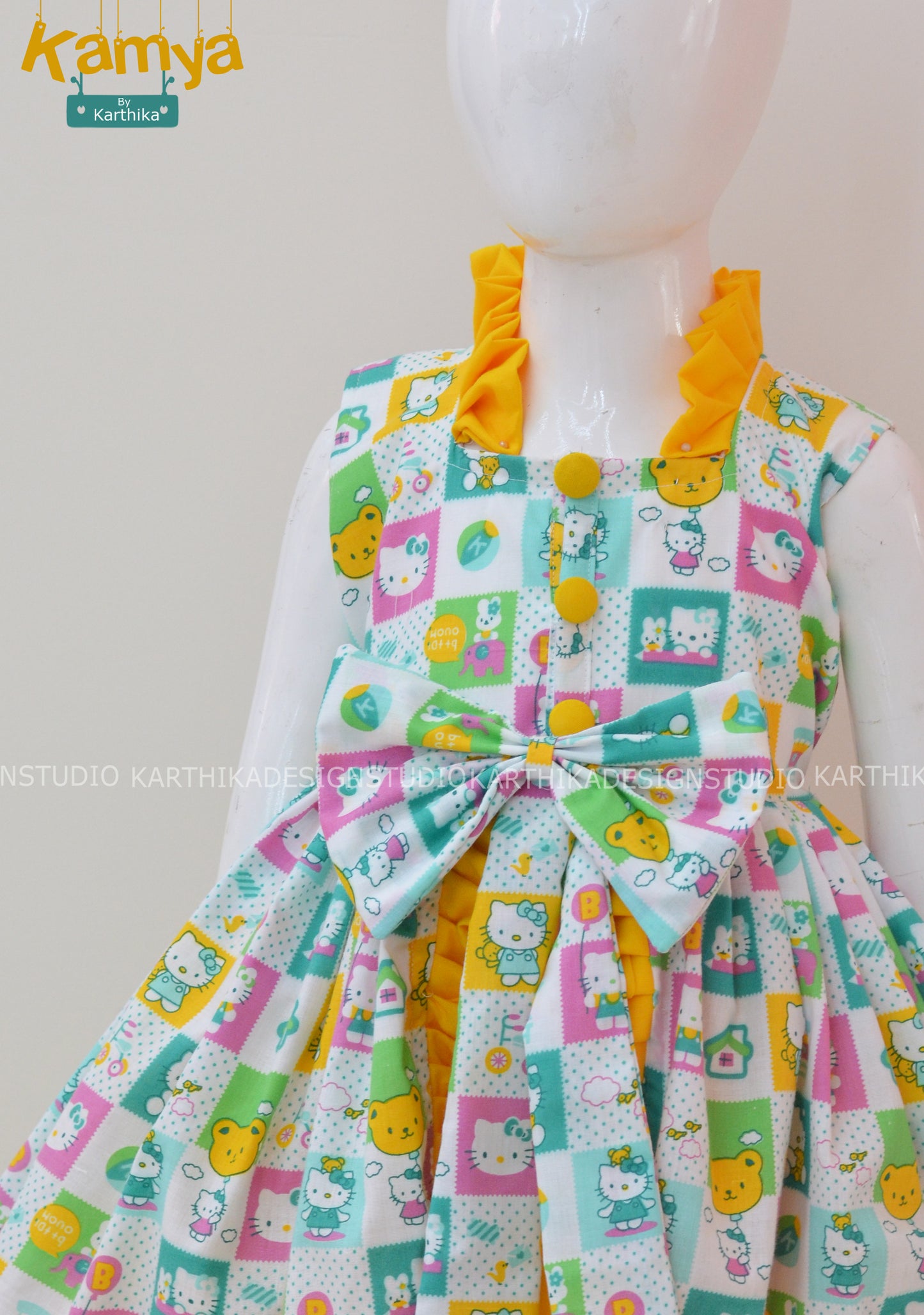 Printed cotton frock
