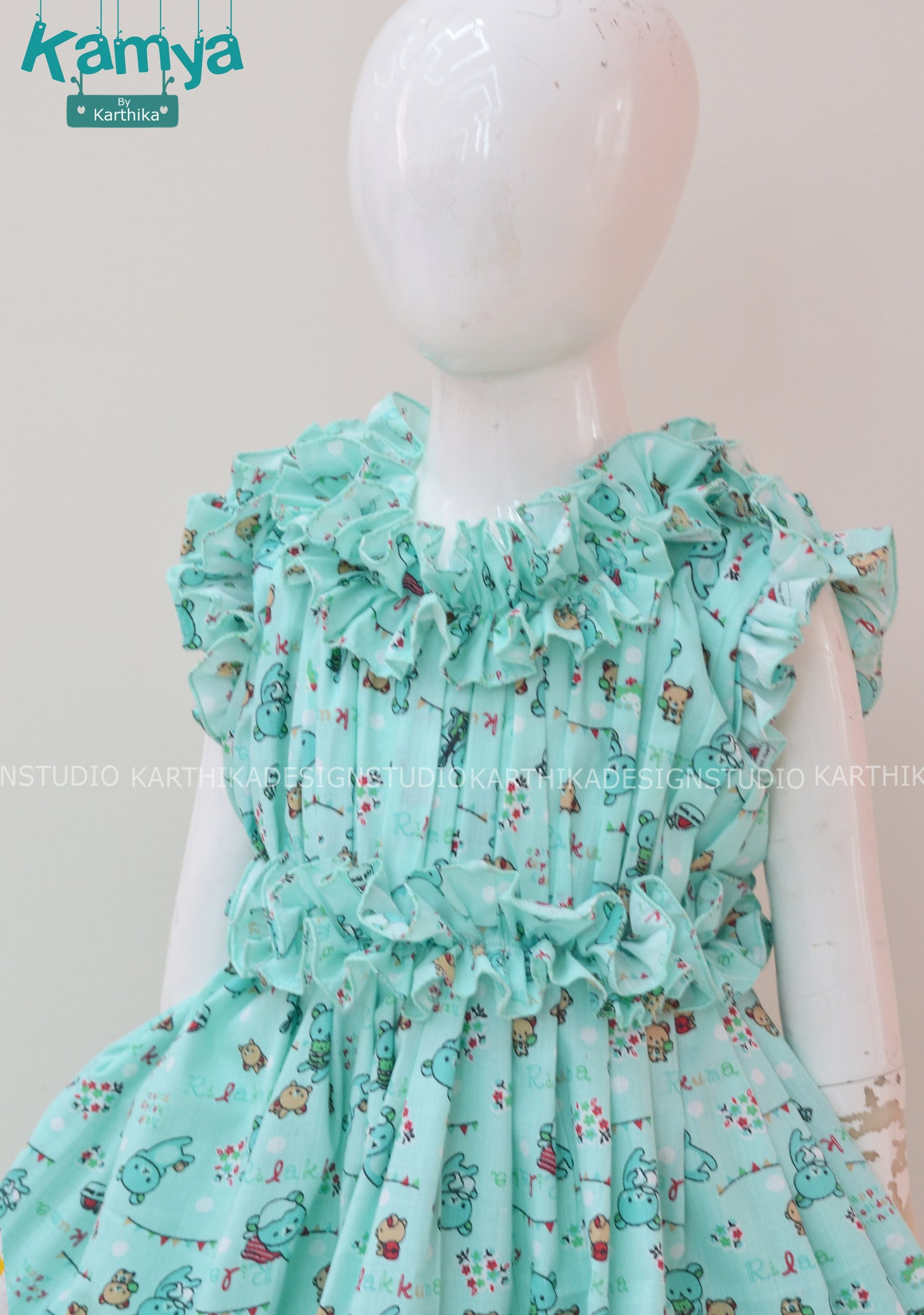 Printed cotton frock