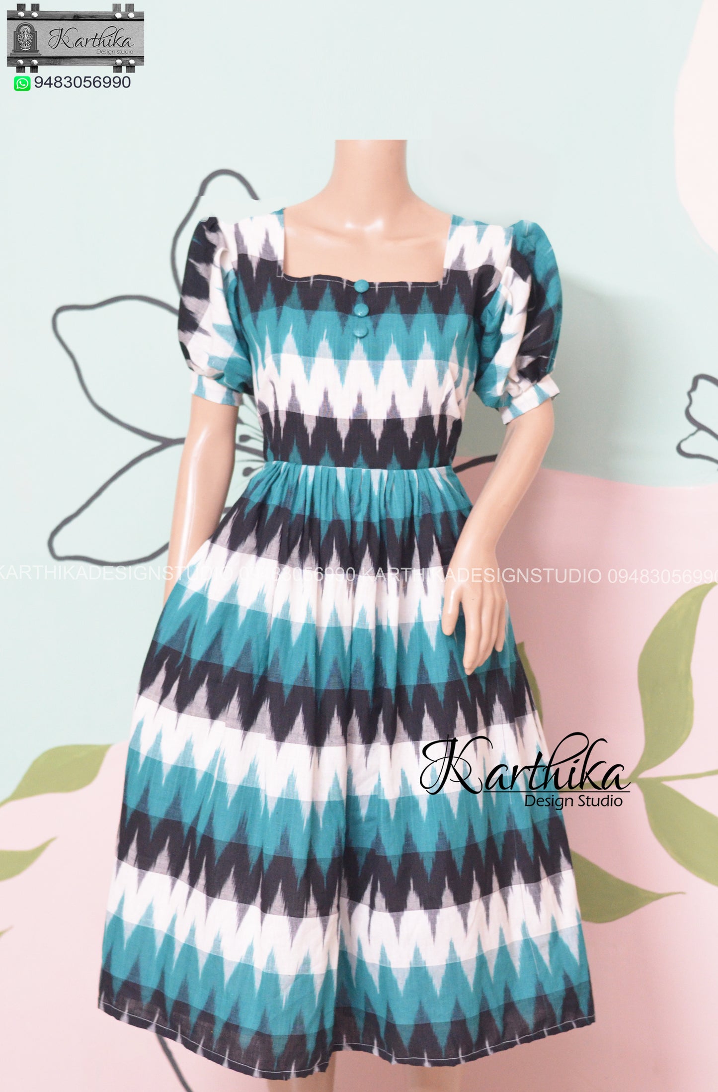 Coton tunic with pockets