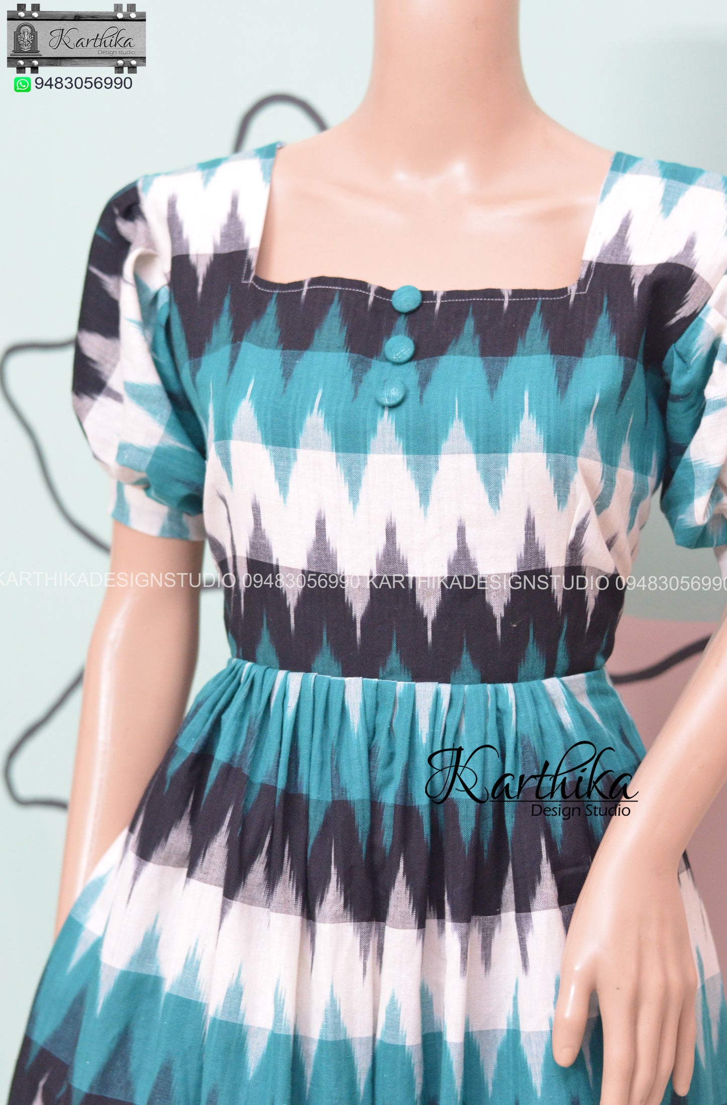 Coton tunic with pockets