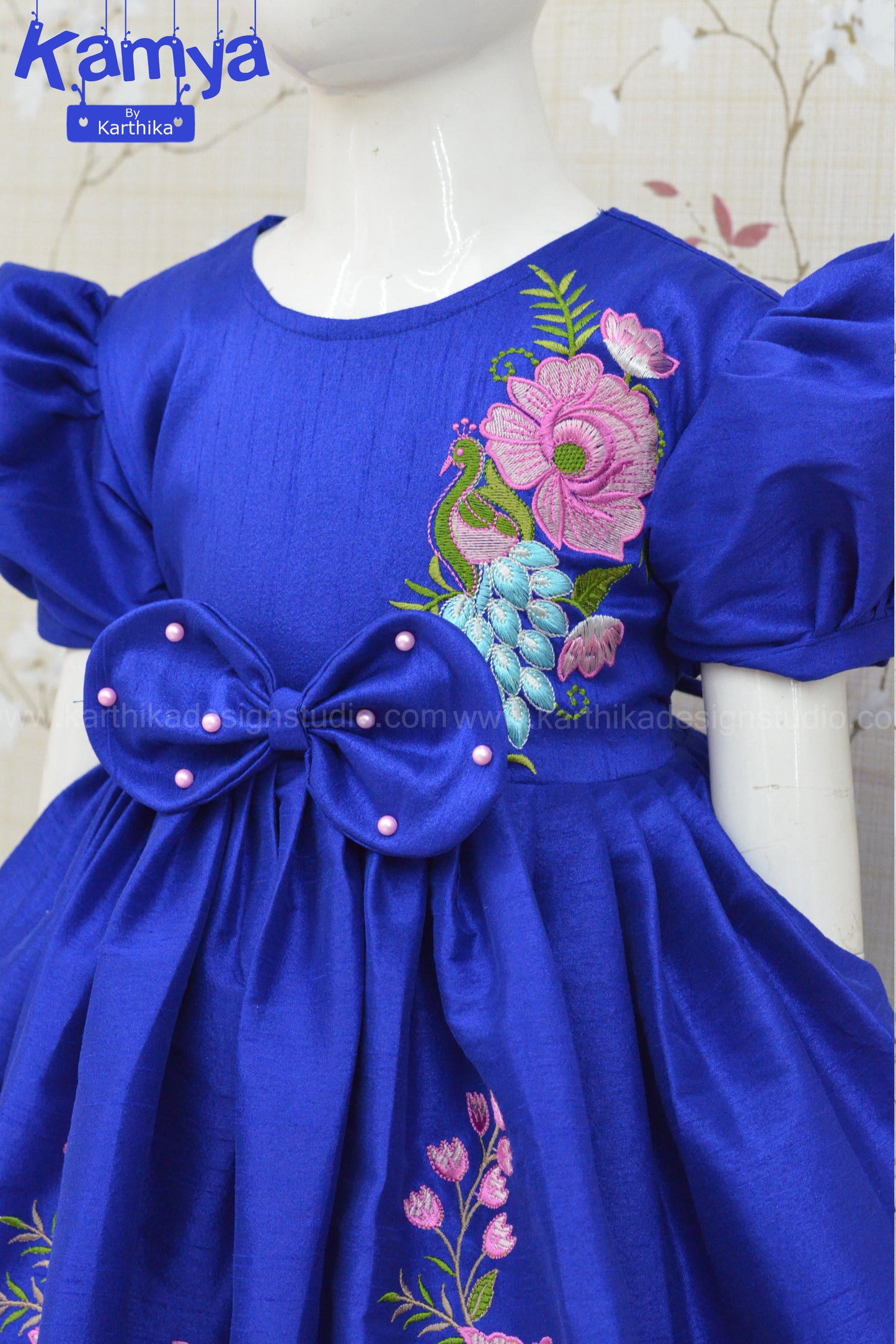 Floral Embroidered frock