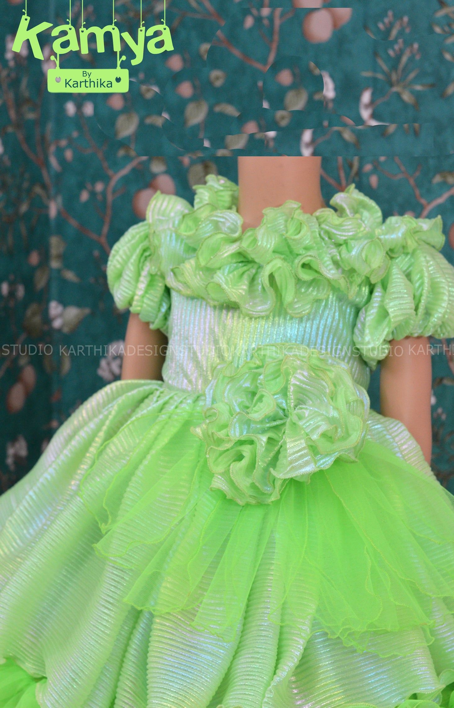 Flourescent Lycra frock