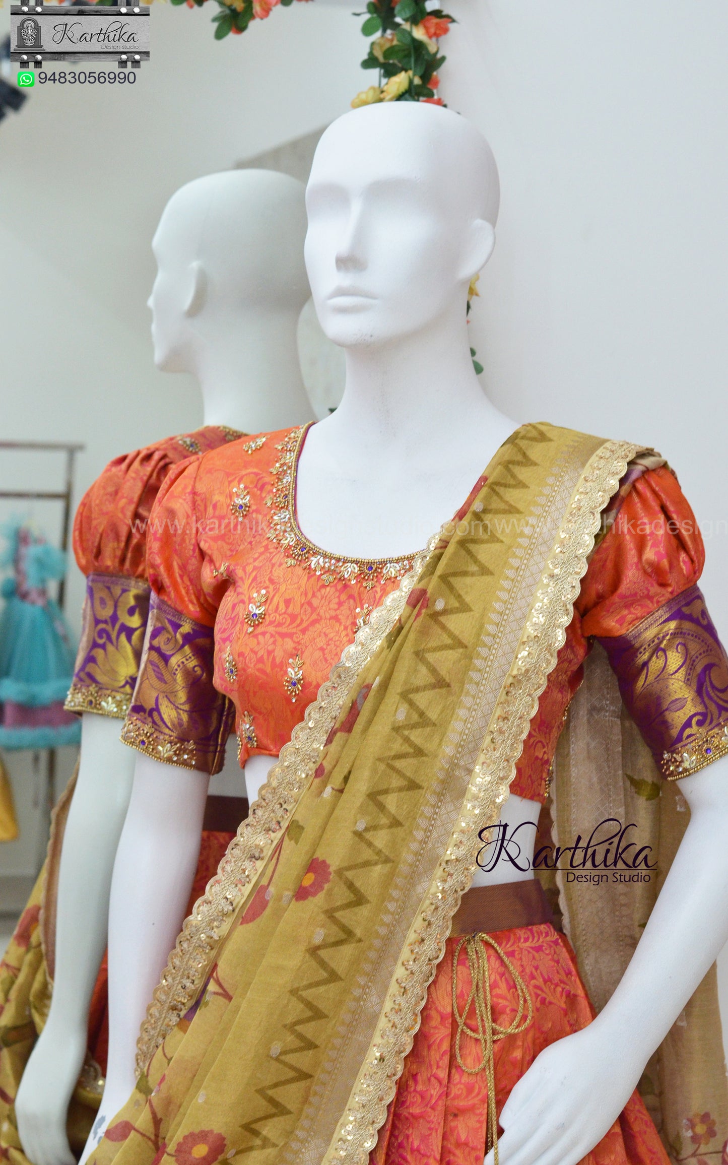 Kanchi silk langa voni