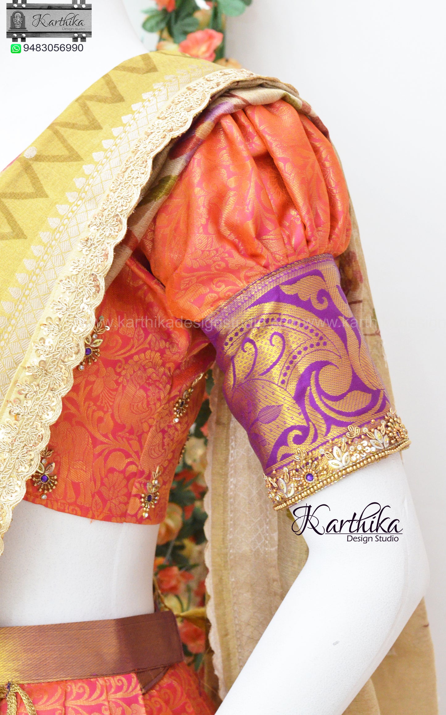 Kanchi silk langa voni