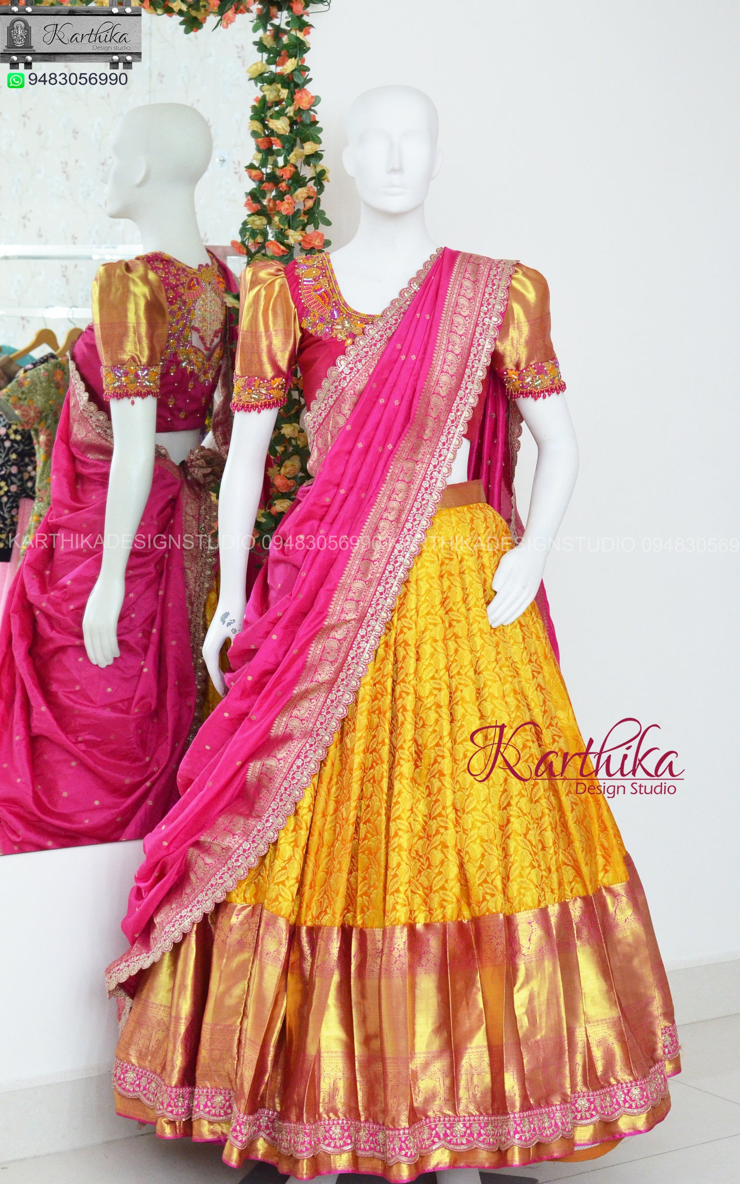 Kanchi silk langa voni