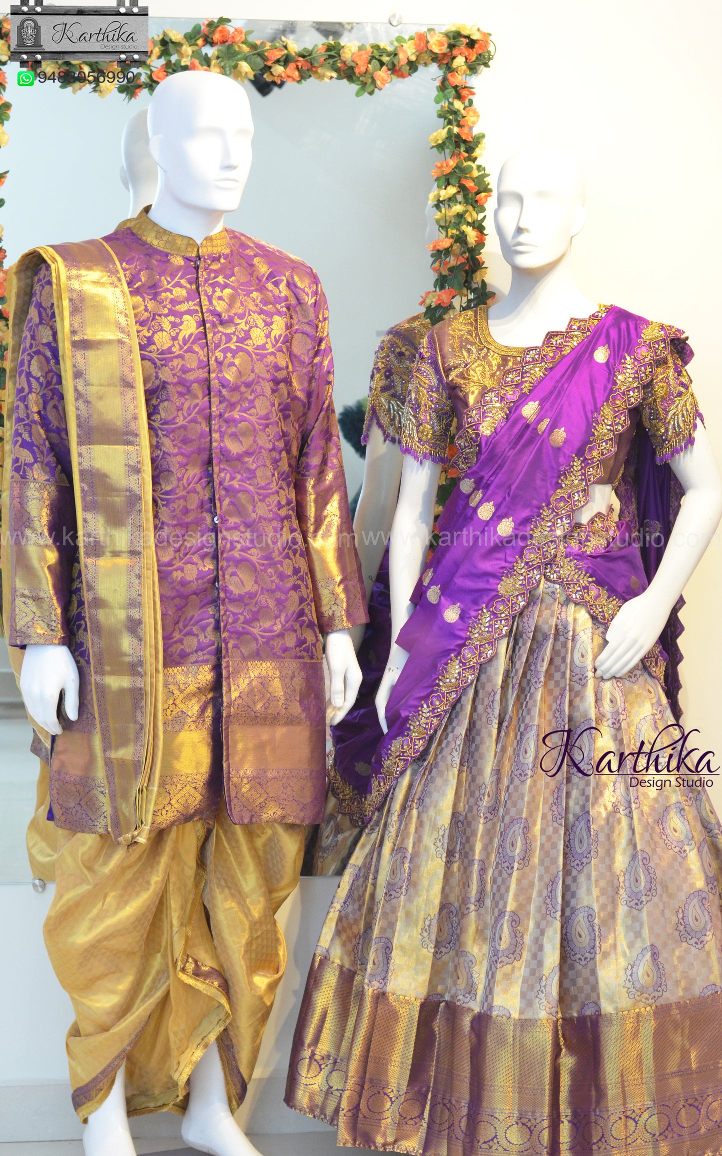 Kanchi silk langa voni