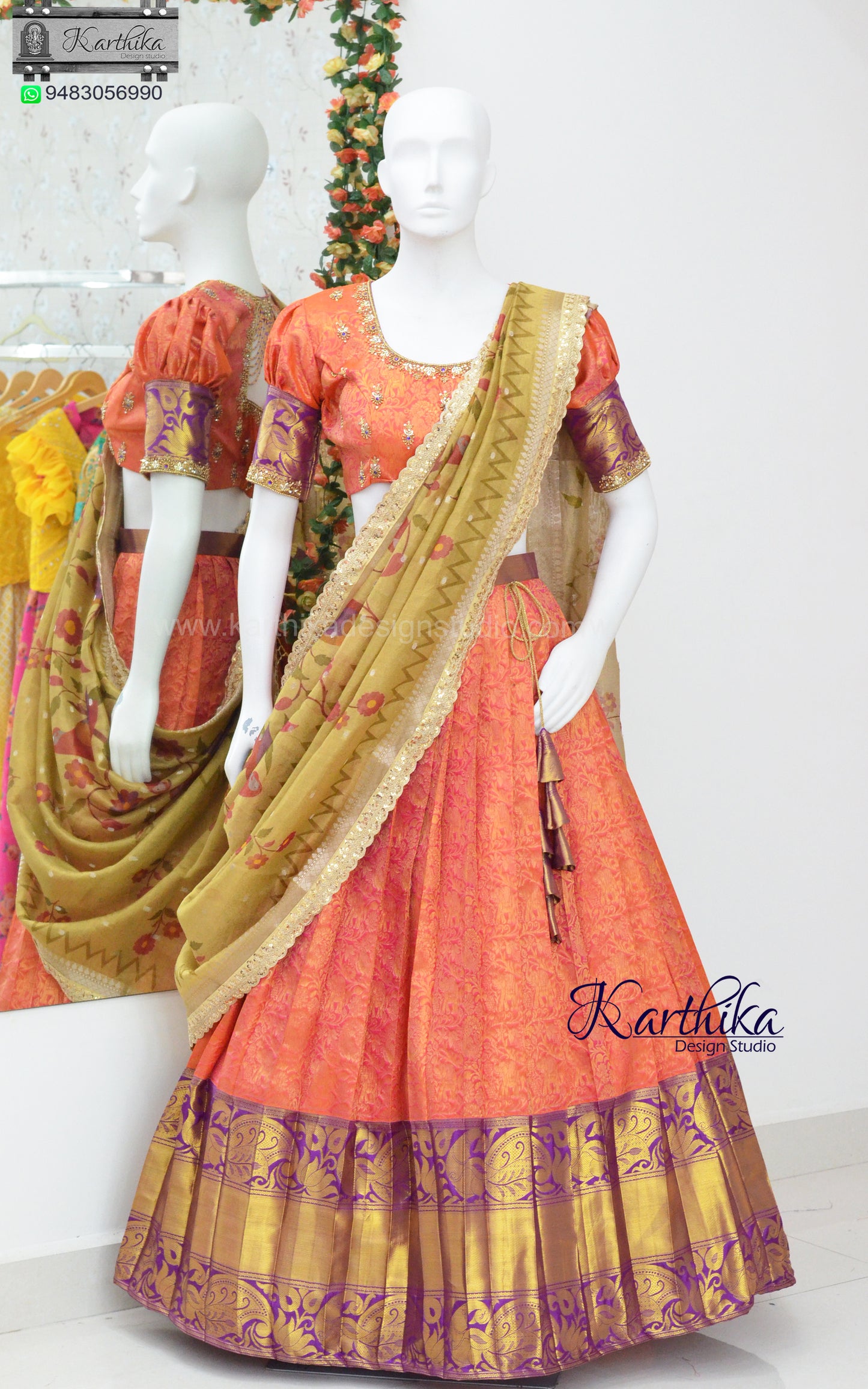 Kanchi silk langa voni