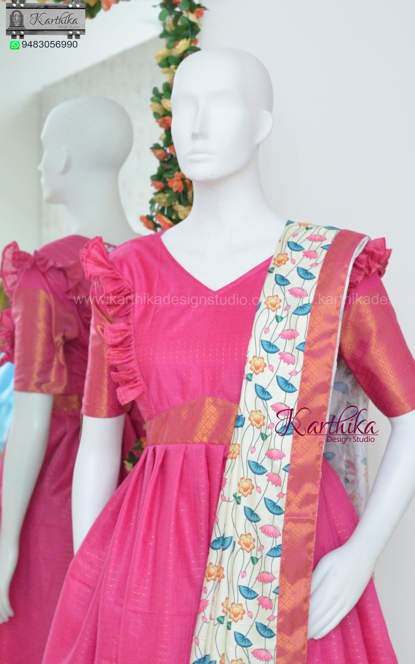 Mangalagiri silk chudidhar