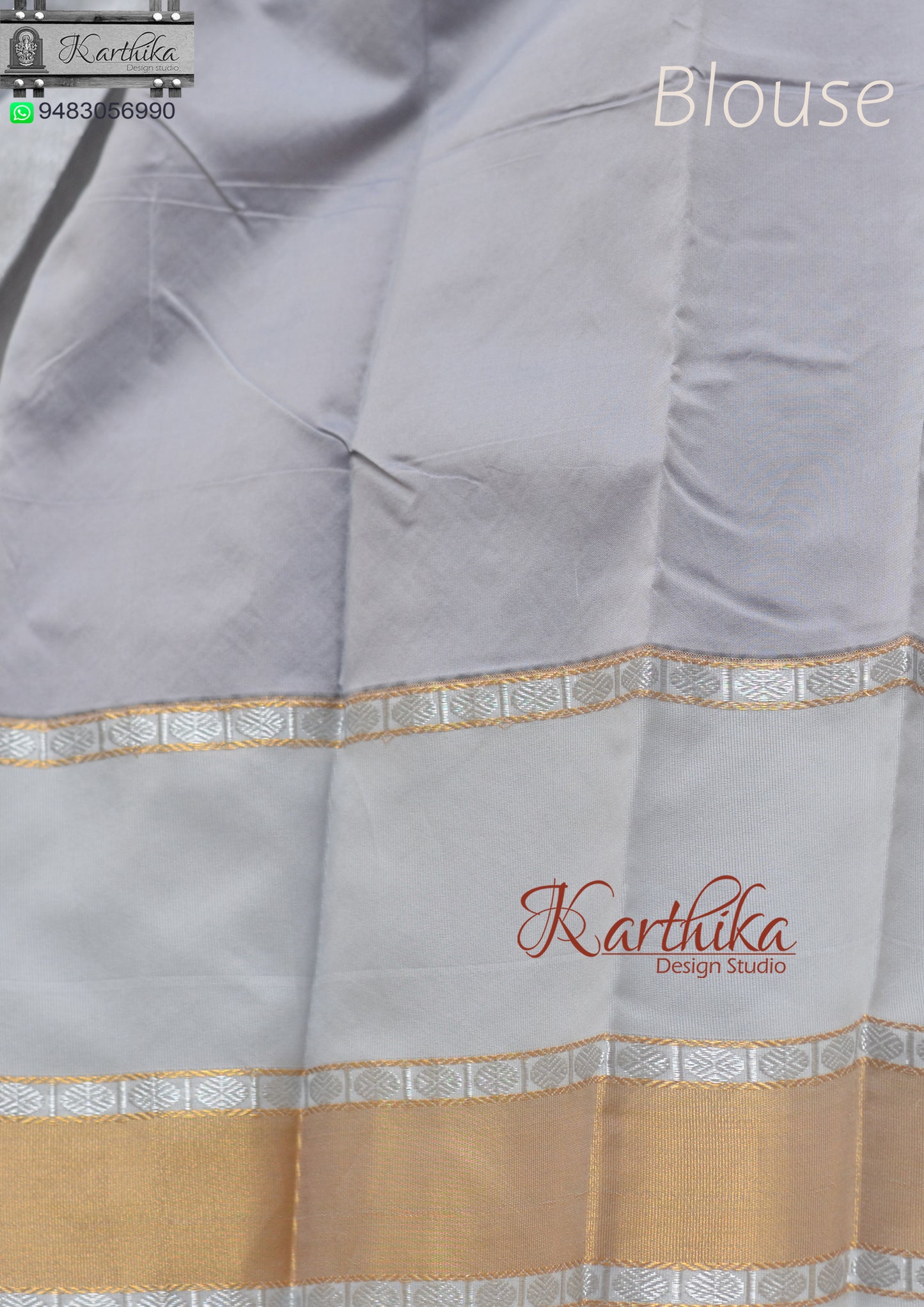 Kuppadam cotton saree with zari border-Maroon