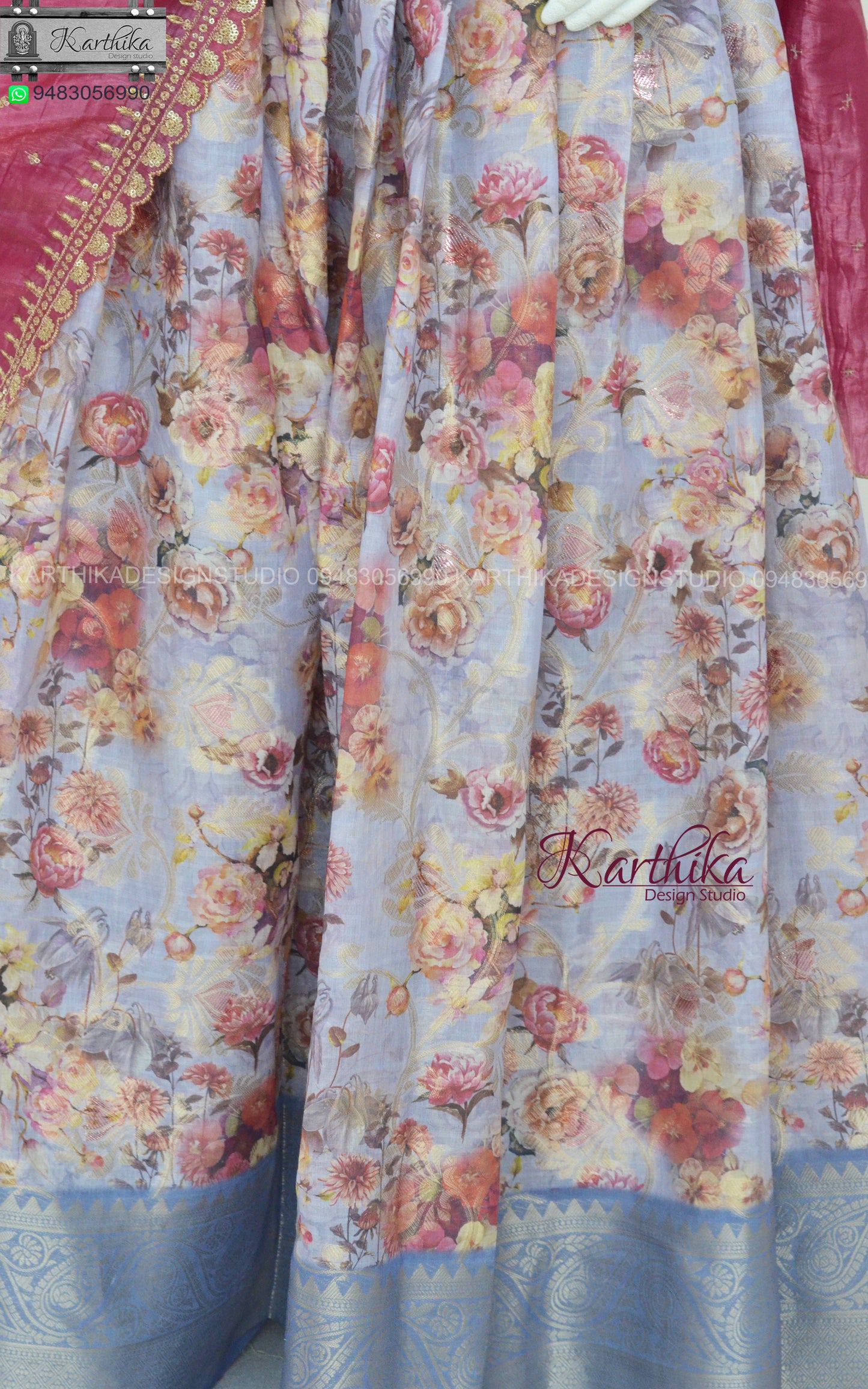 Muslin silk langa voni