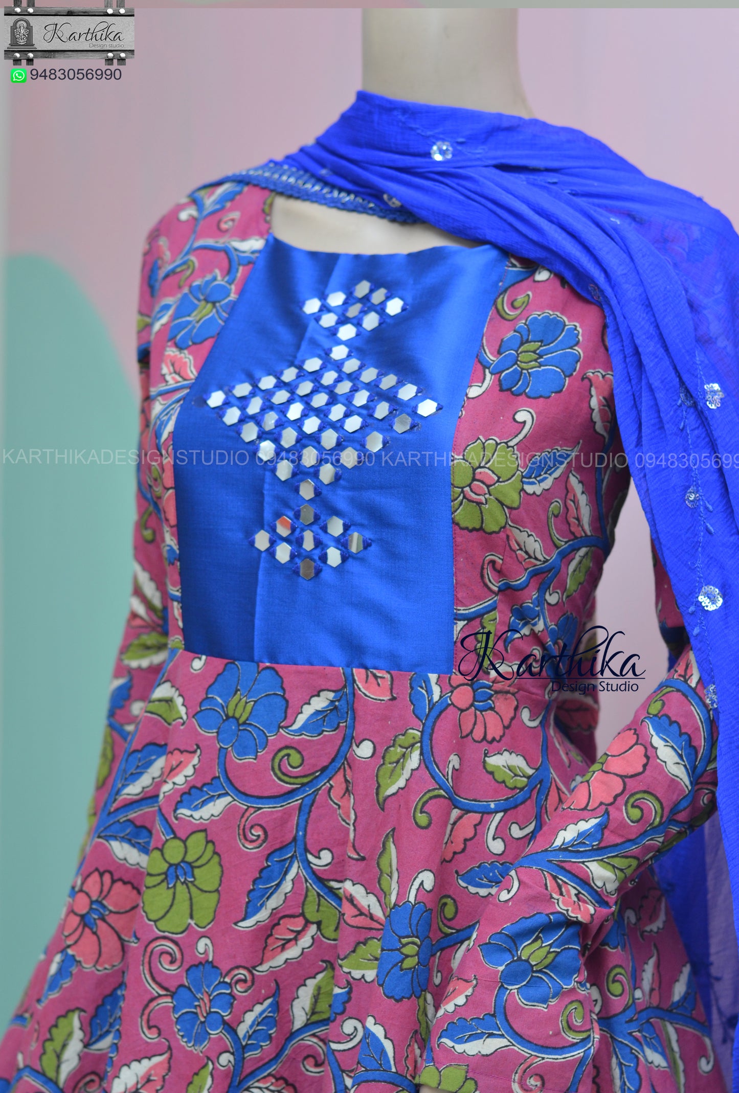 Kalamkari chudidhar