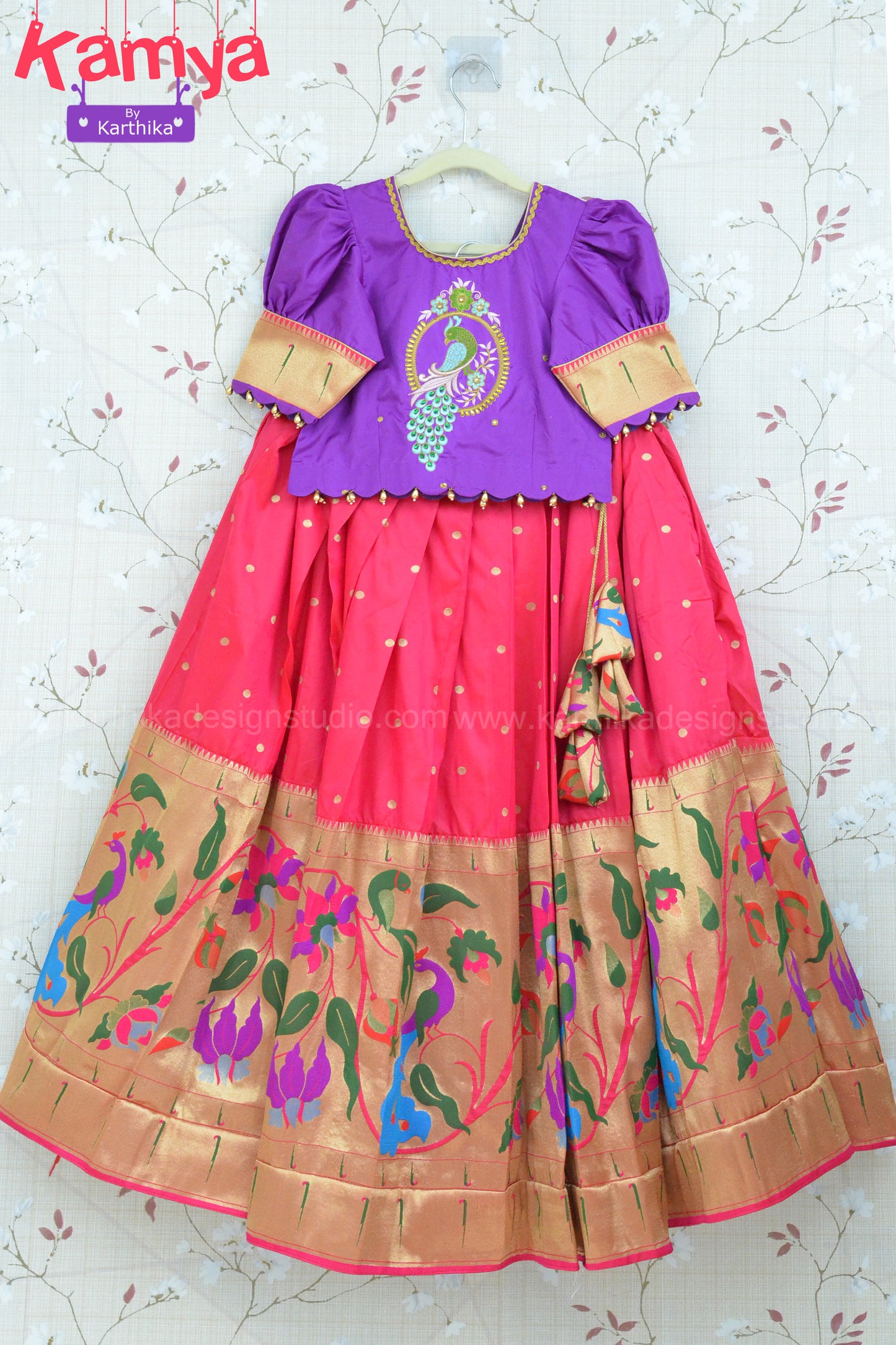 Pythani silk lehenga blouse