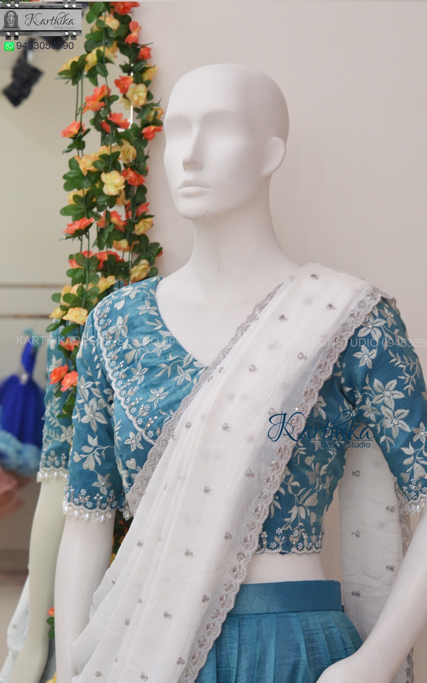 Embroidered Jimmychoo langa voni