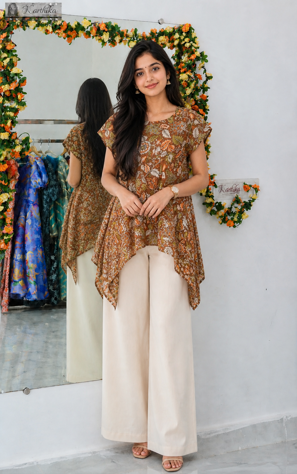 Kalamkari cotton tunic