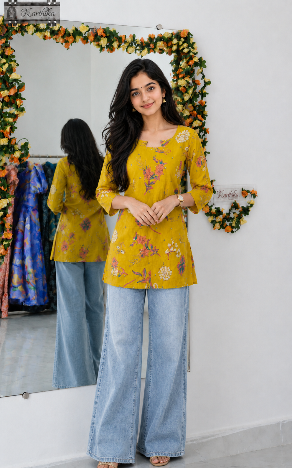 Printed Mul cotton tunic