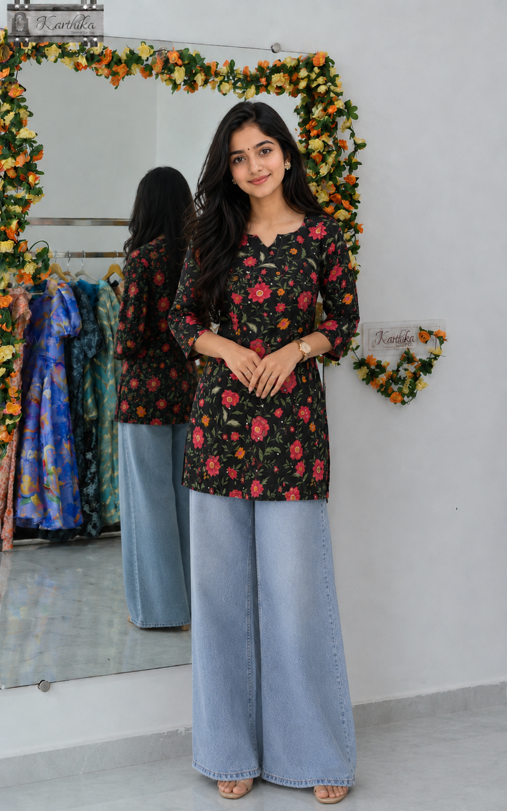 Printed Mul cotton tunic