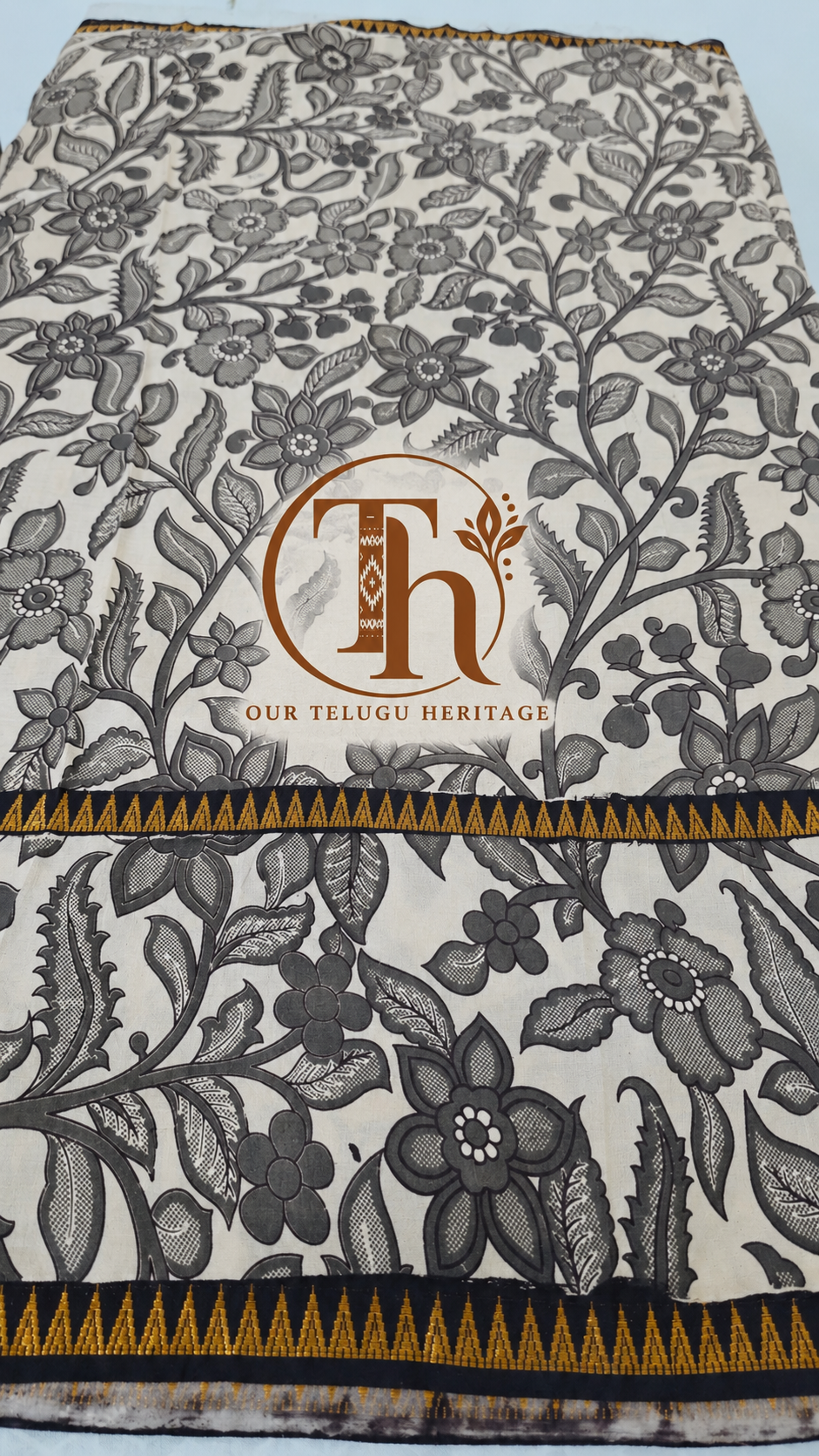 Mangalagiri digital print saree