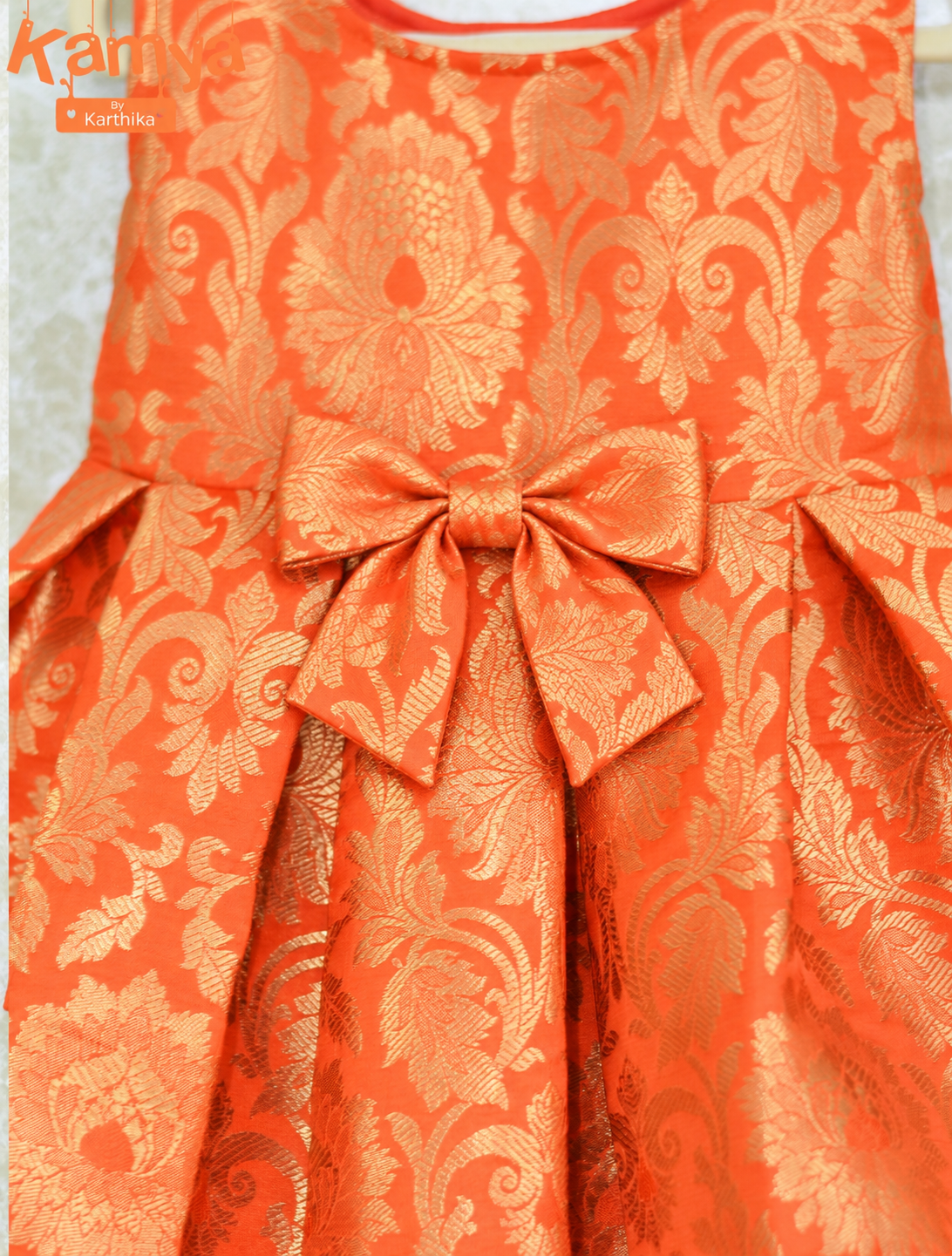 Banarasi silk frock