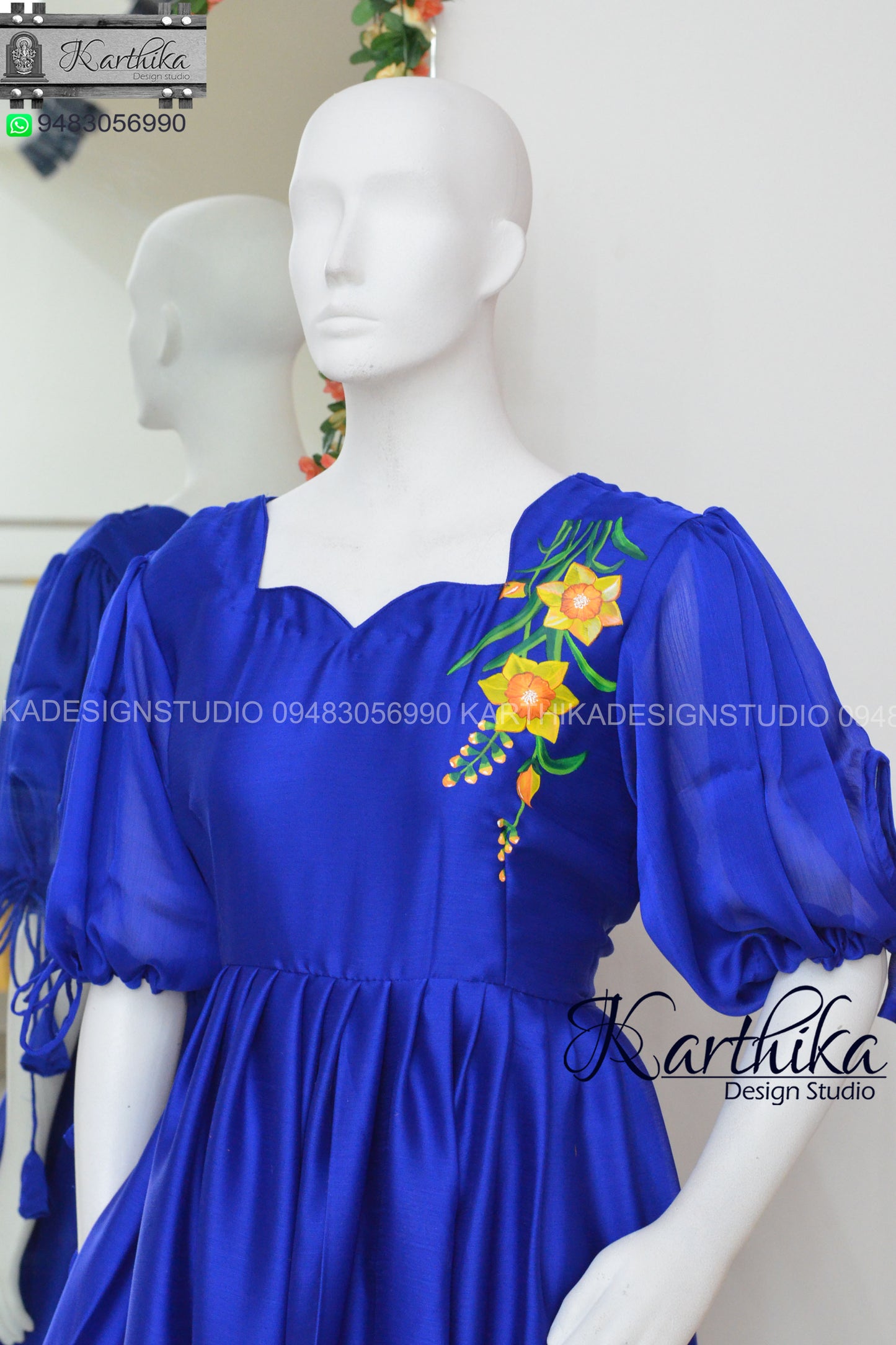 Handpainted summer frock