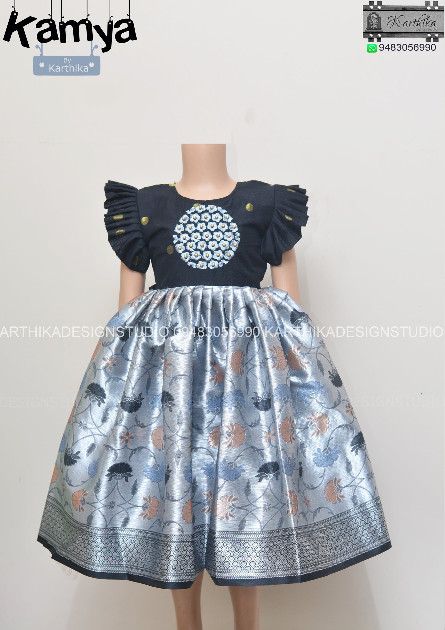 Fancy silk frock..