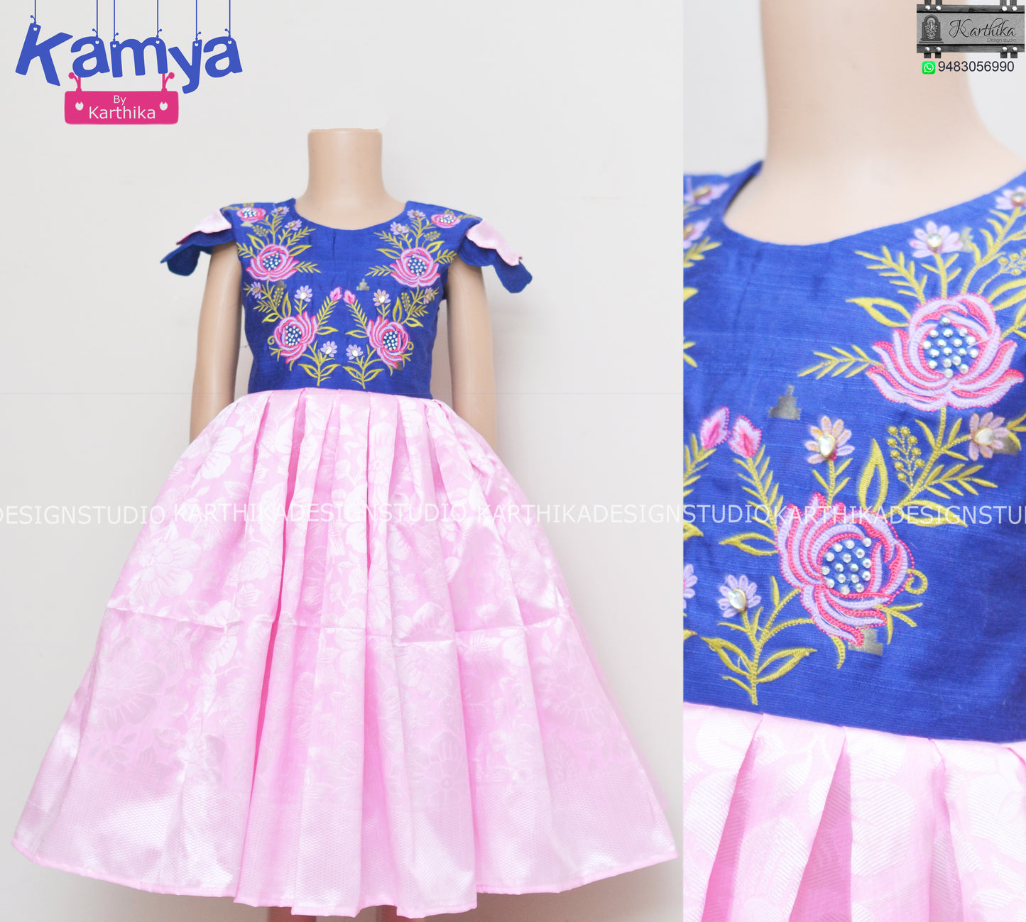 Fancy silk frock..