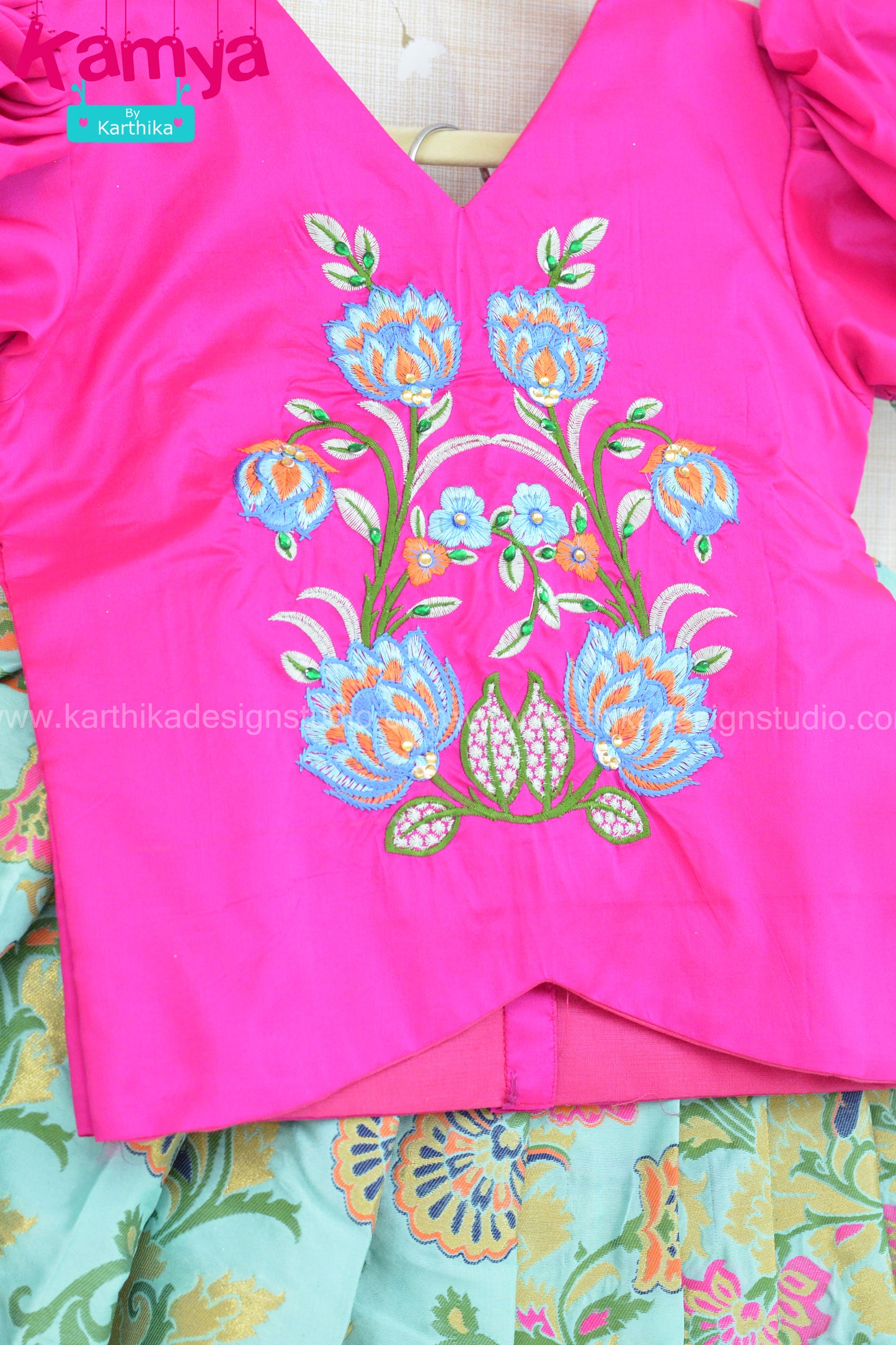 Banarasi silk lehenga blouse