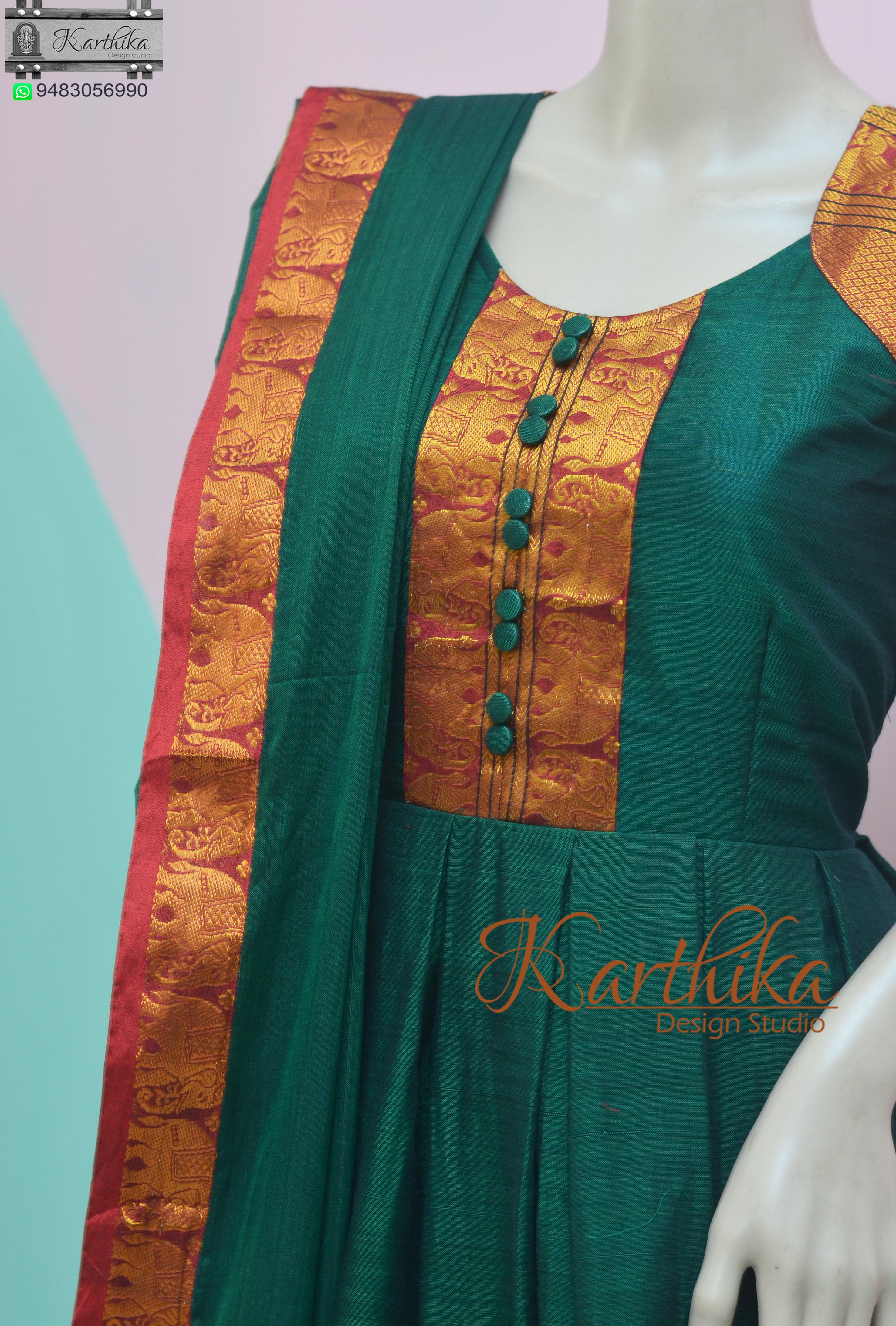 Pin by madhuri on narayanpet dresses | Long dress design, Long gown design,  Girls frock design