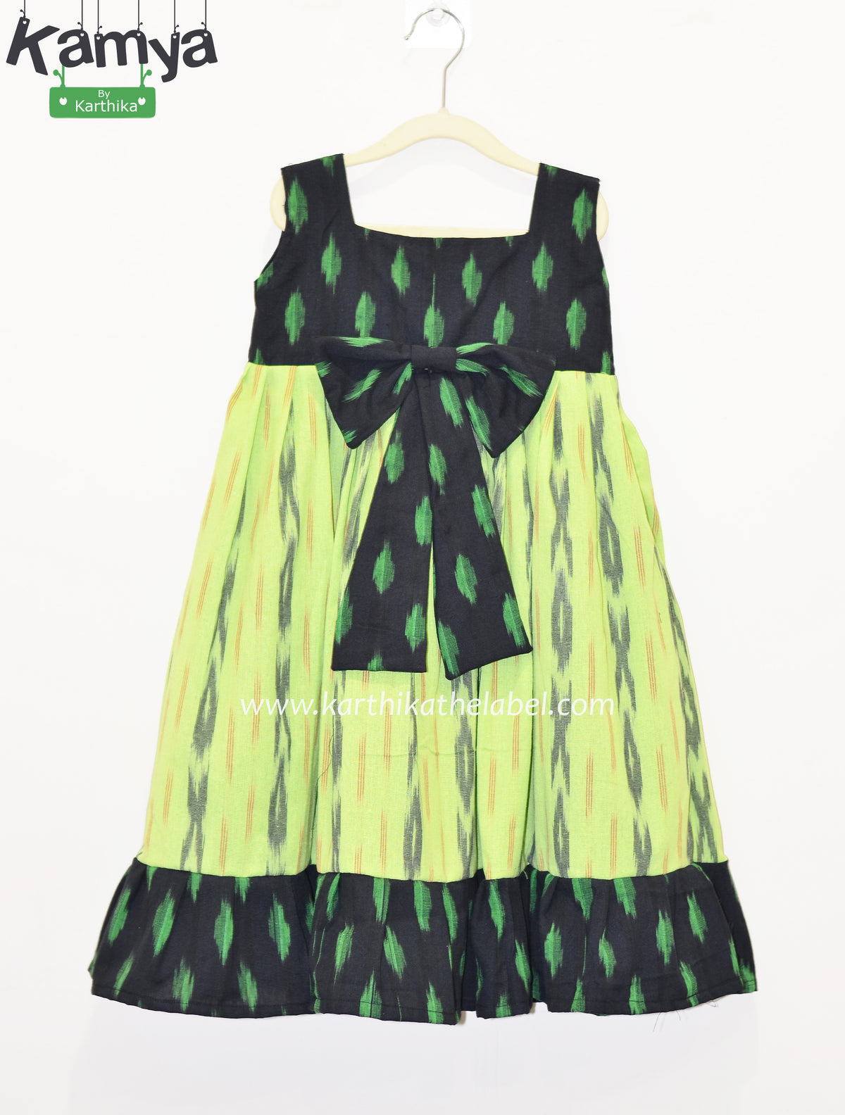 Handloom frock for the kids