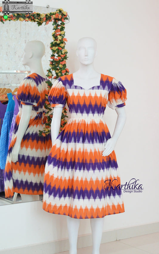 Ikkat Coton tunic