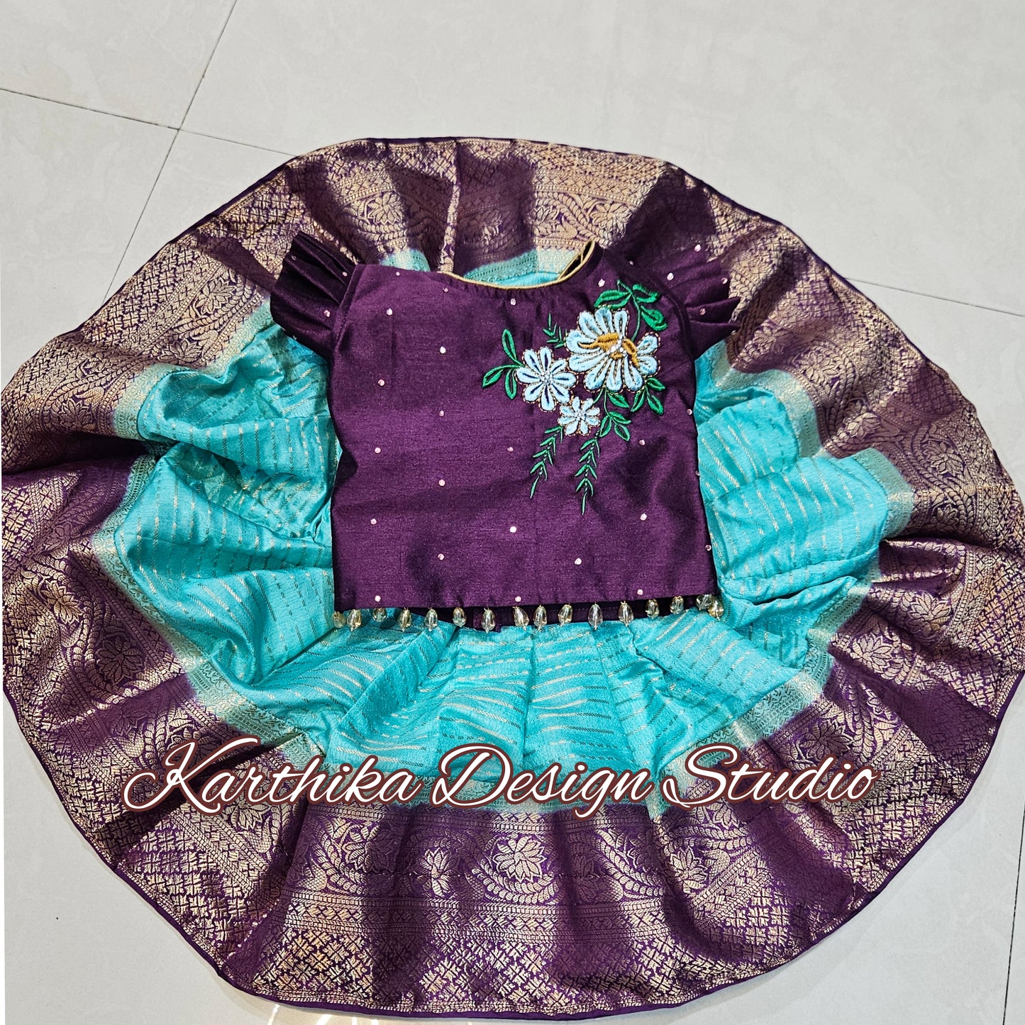 Soft silk lehenga blouse