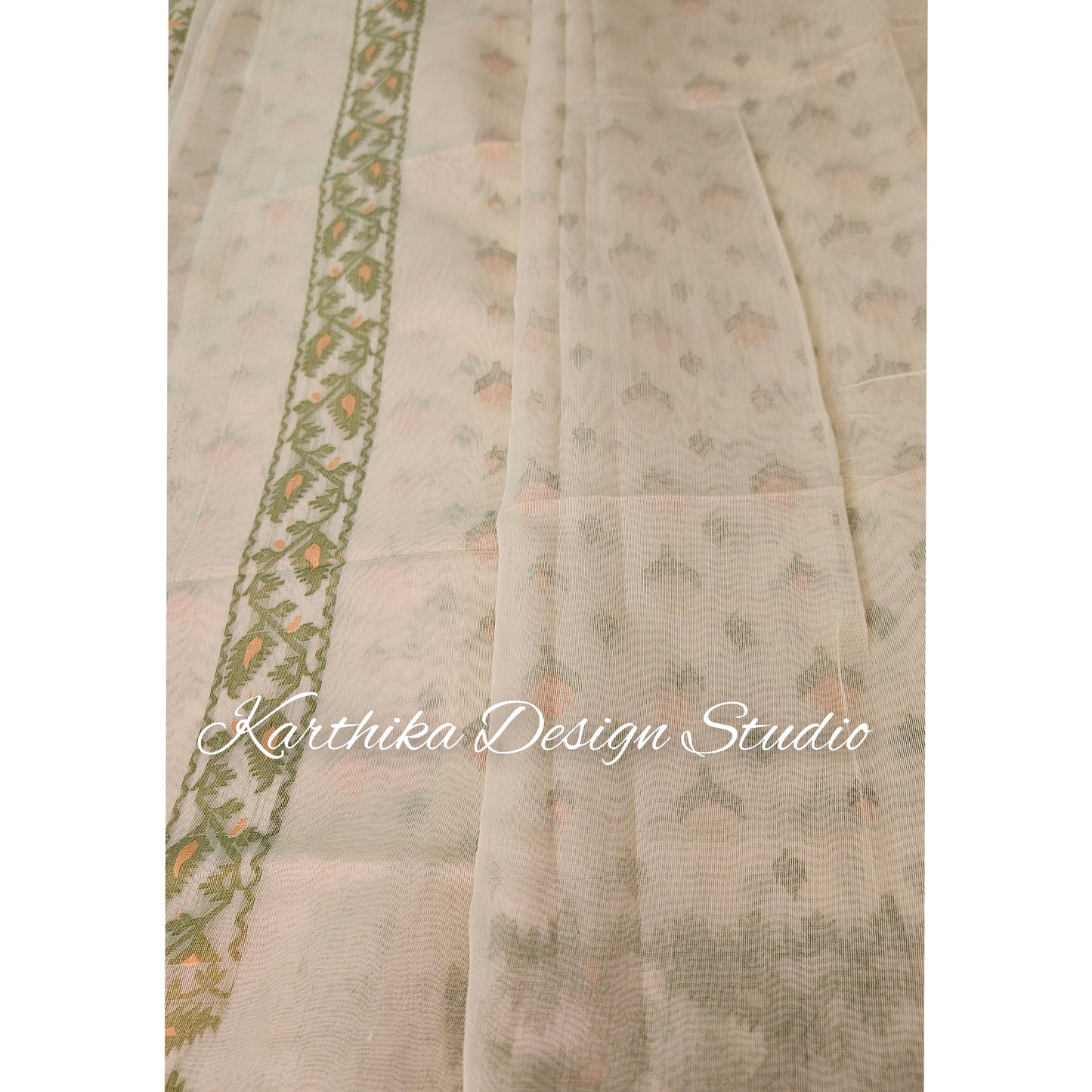 Half white Kota saree