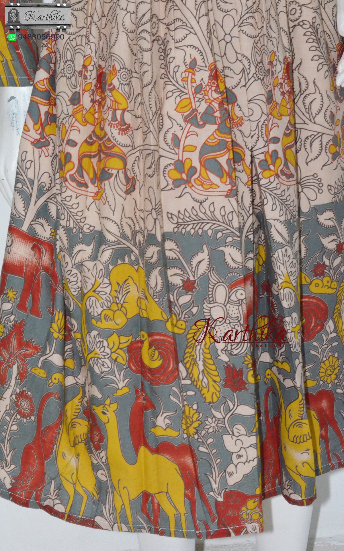 Kalamkari cotton frock