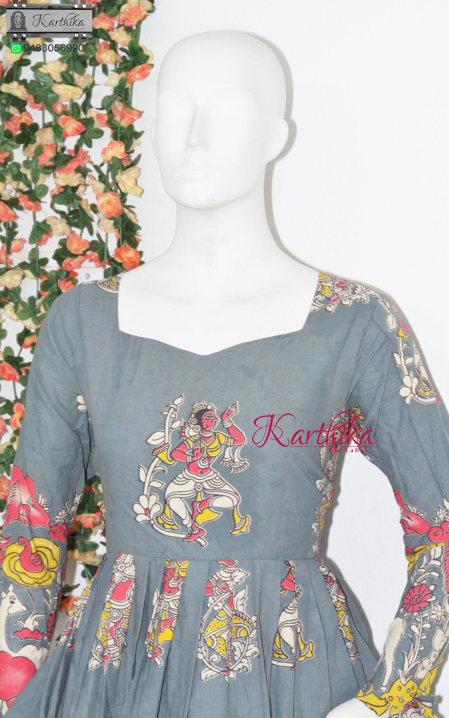 Kalamkari cotton frock