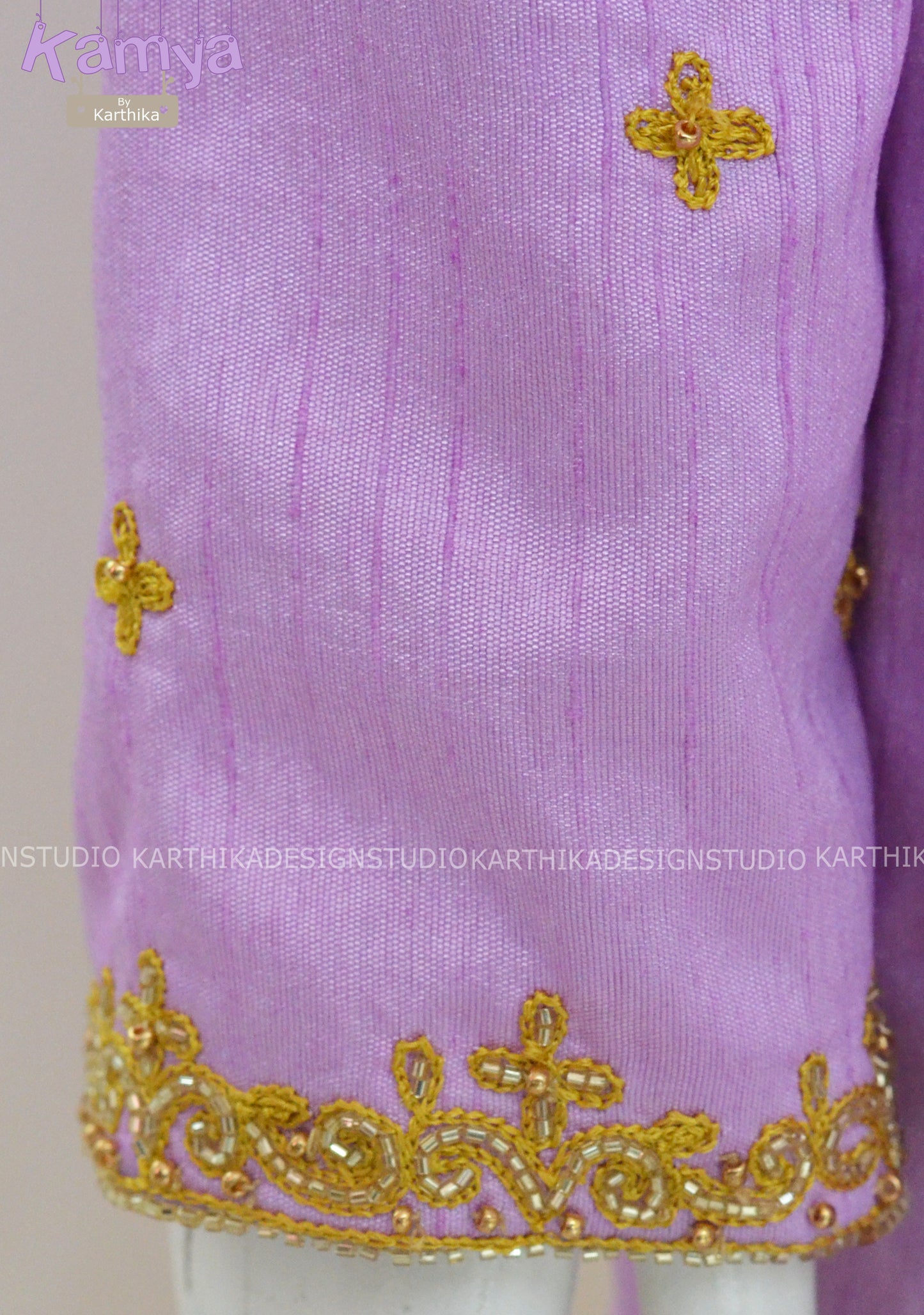 Raw silk Dhothi Kurtha