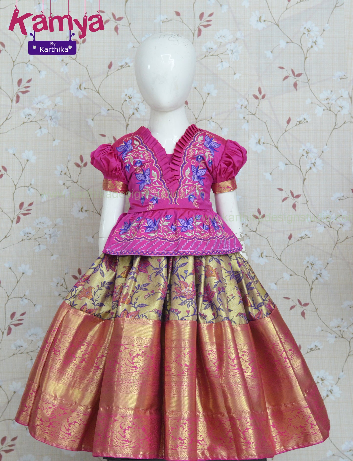 Softsilk lehenga blouse