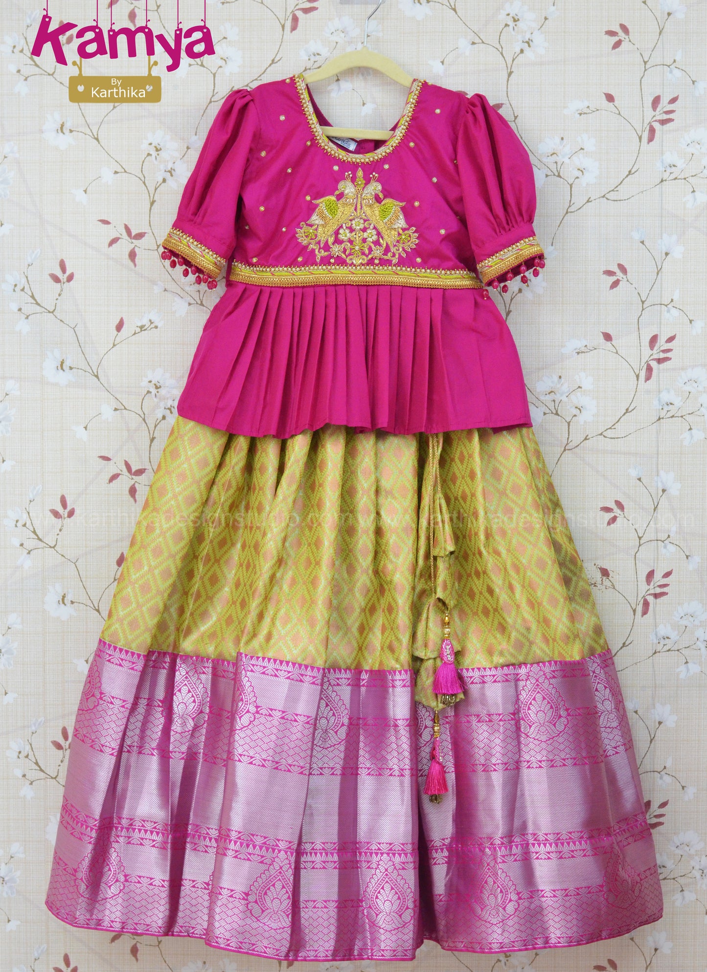 Softsilk lehenga blouse