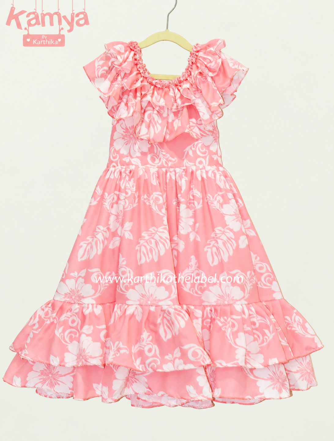 Floral crepe frock