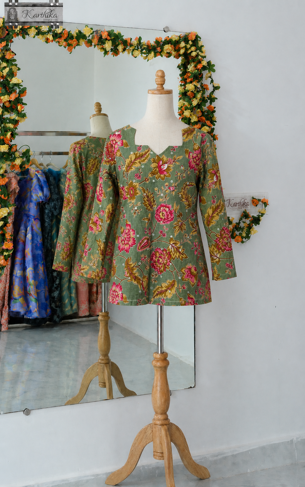 Printed Mul cotton tunic