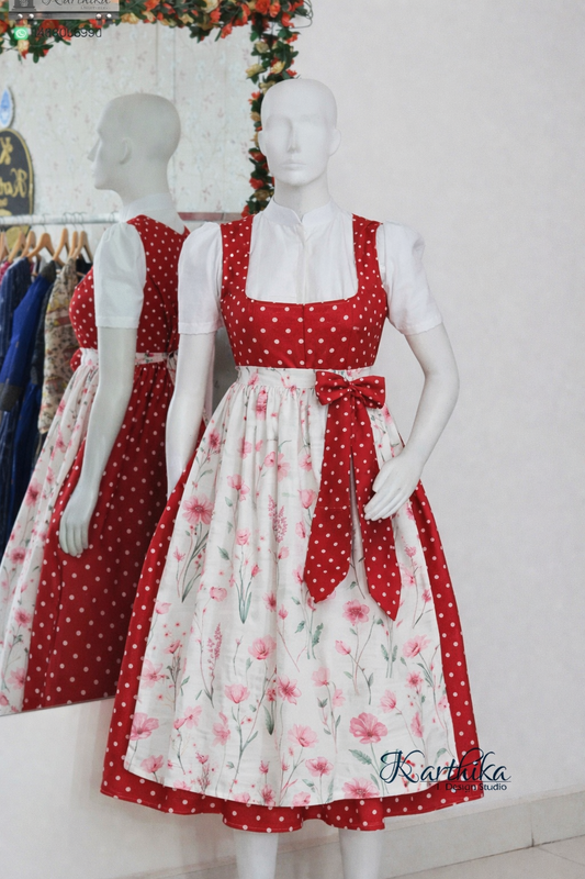 German Drindl dress