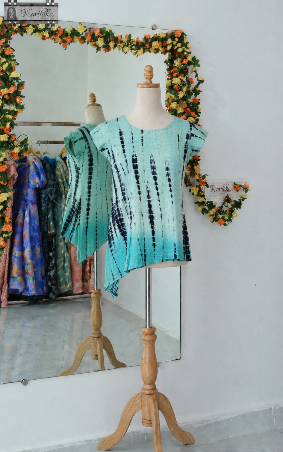 Tie & dye Kora cotton tunic