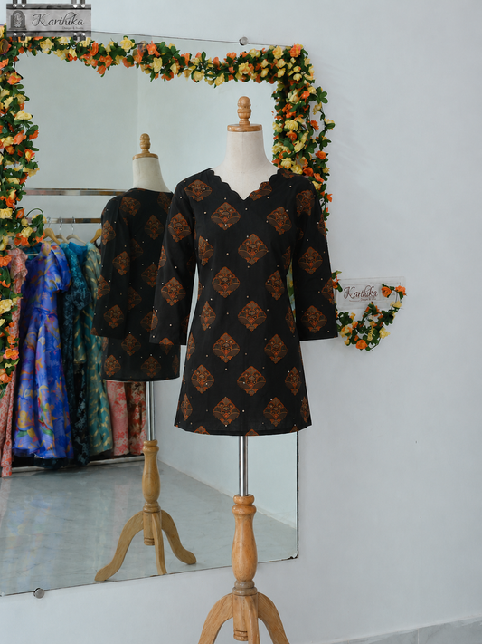 Printed Mul cotton tunic
