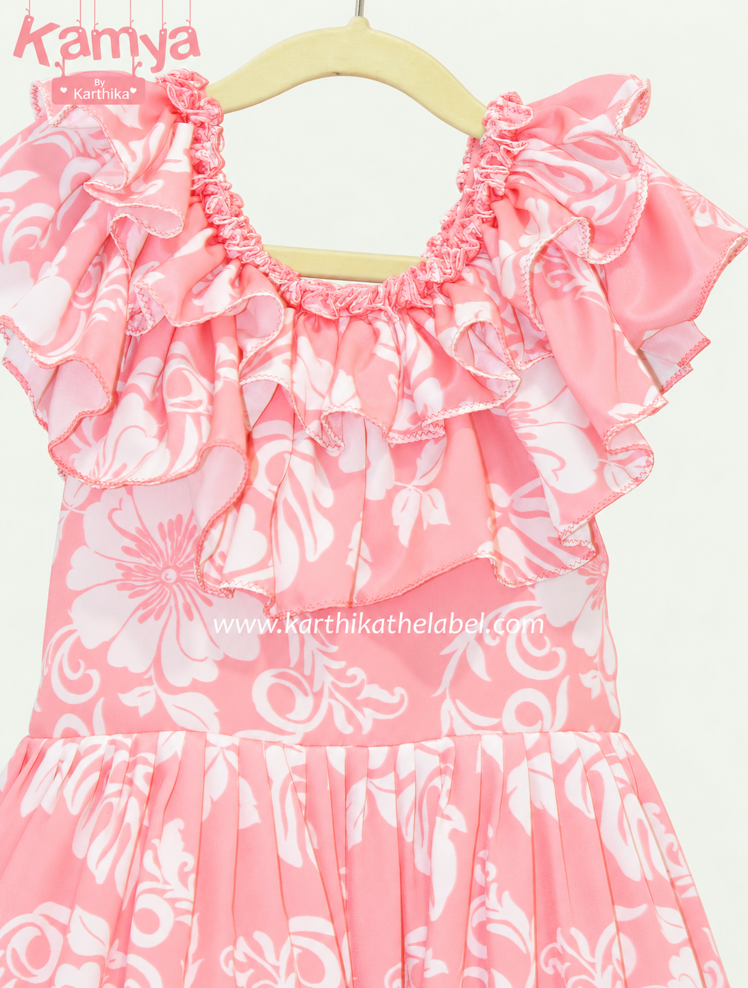 Floral crepe frock