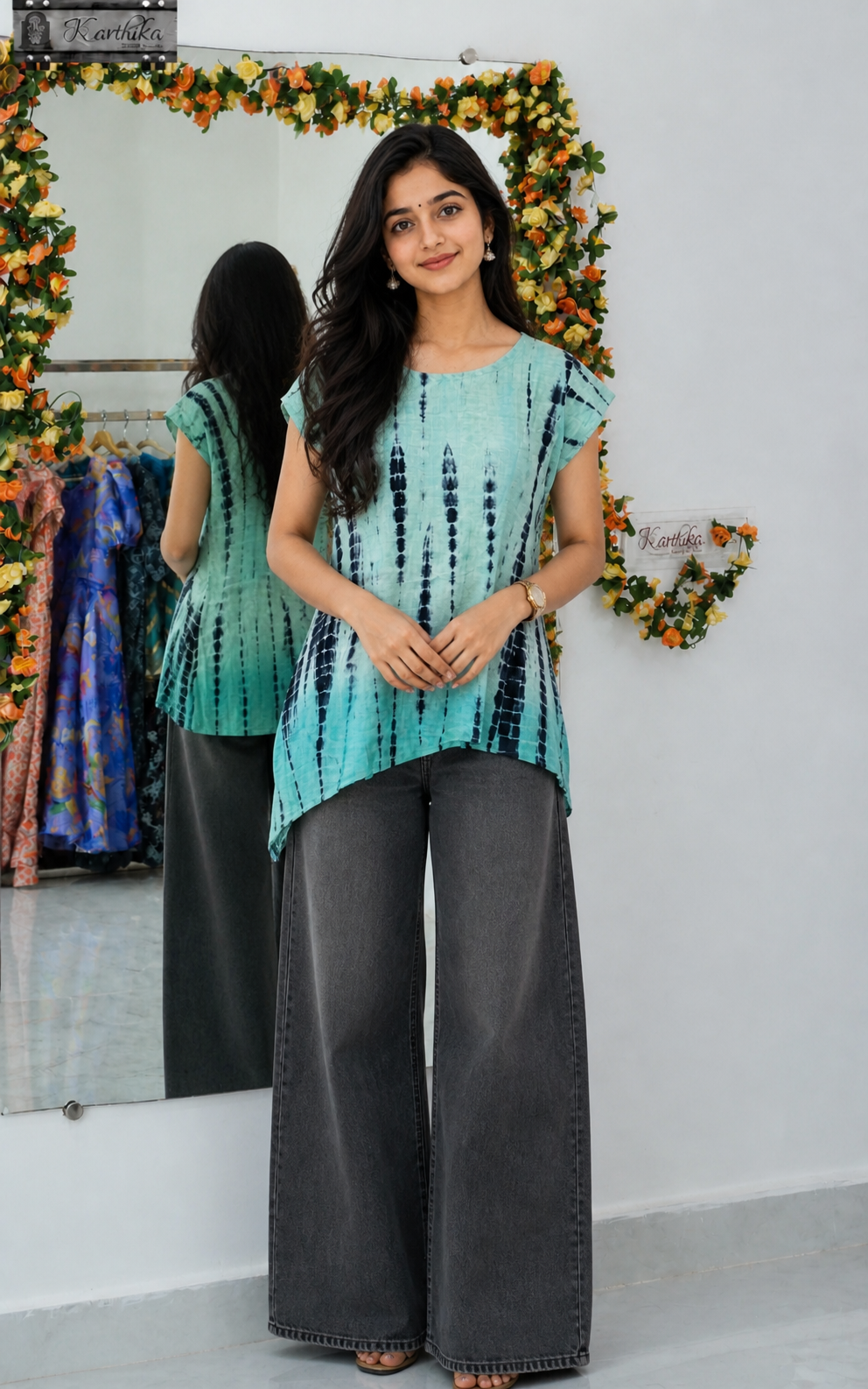 Tie & dye Kora cotton tunic