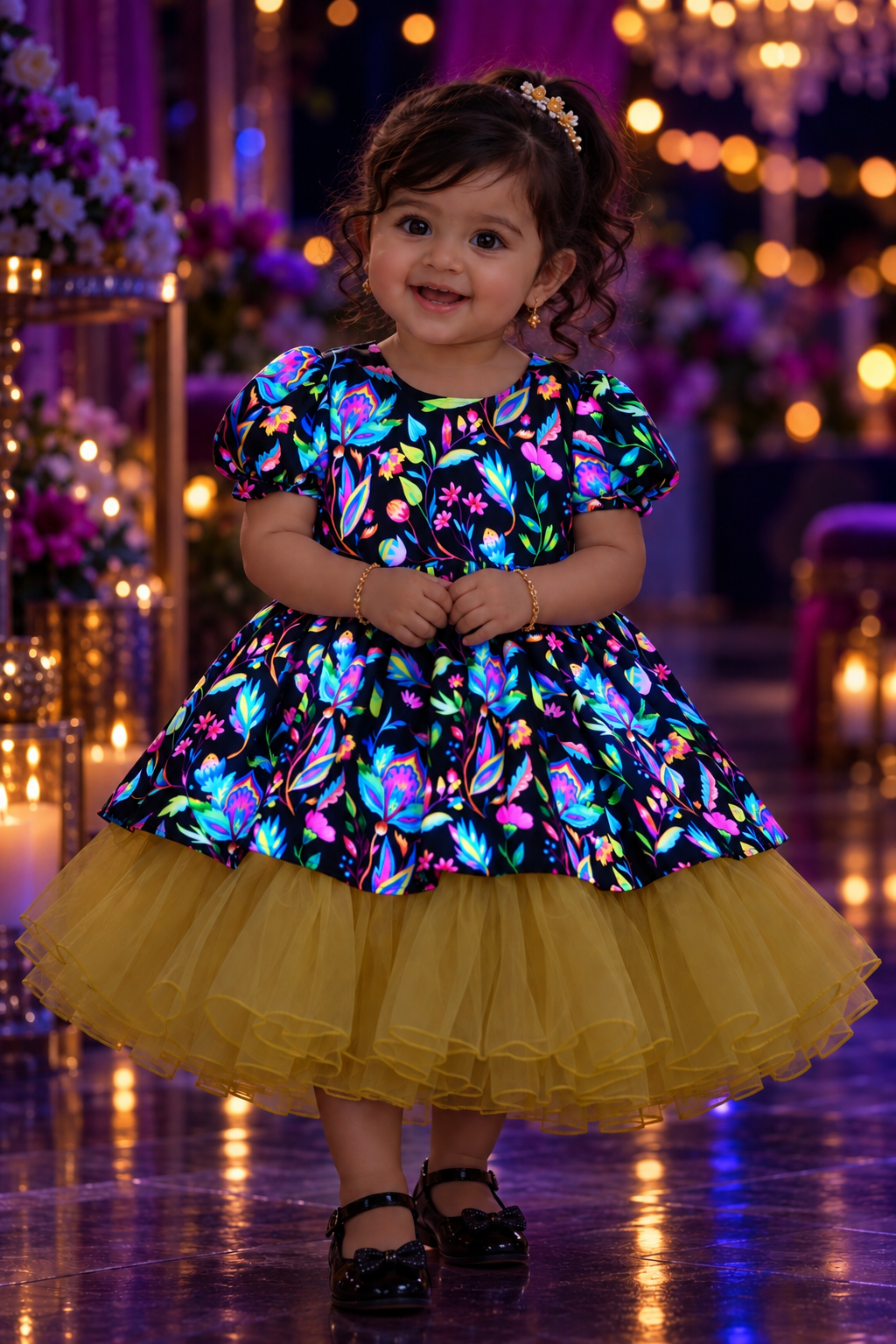 Glow under UV frock