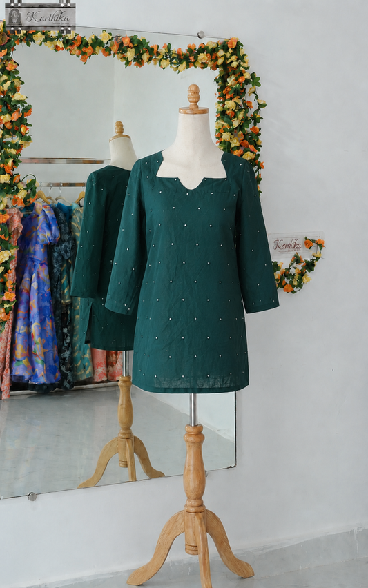 Printed Mul cotton tunic