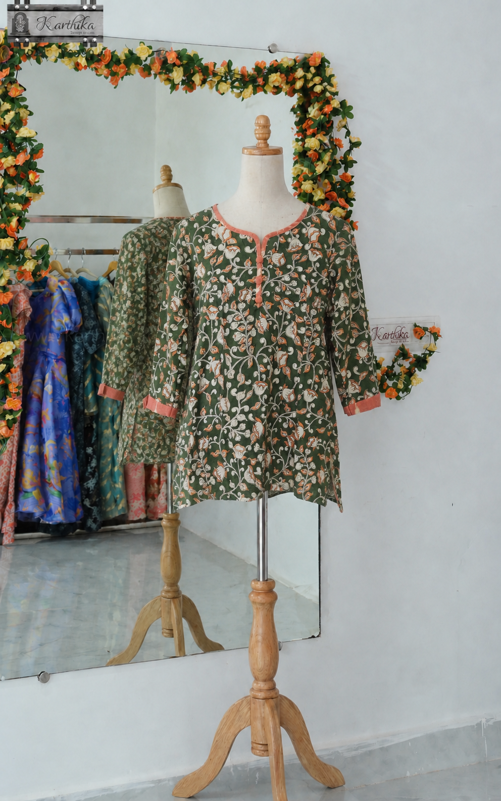 Kalamkari cotton tunic