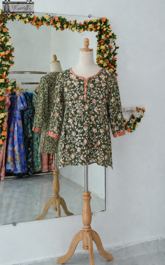 Kalamkari cotton tunic