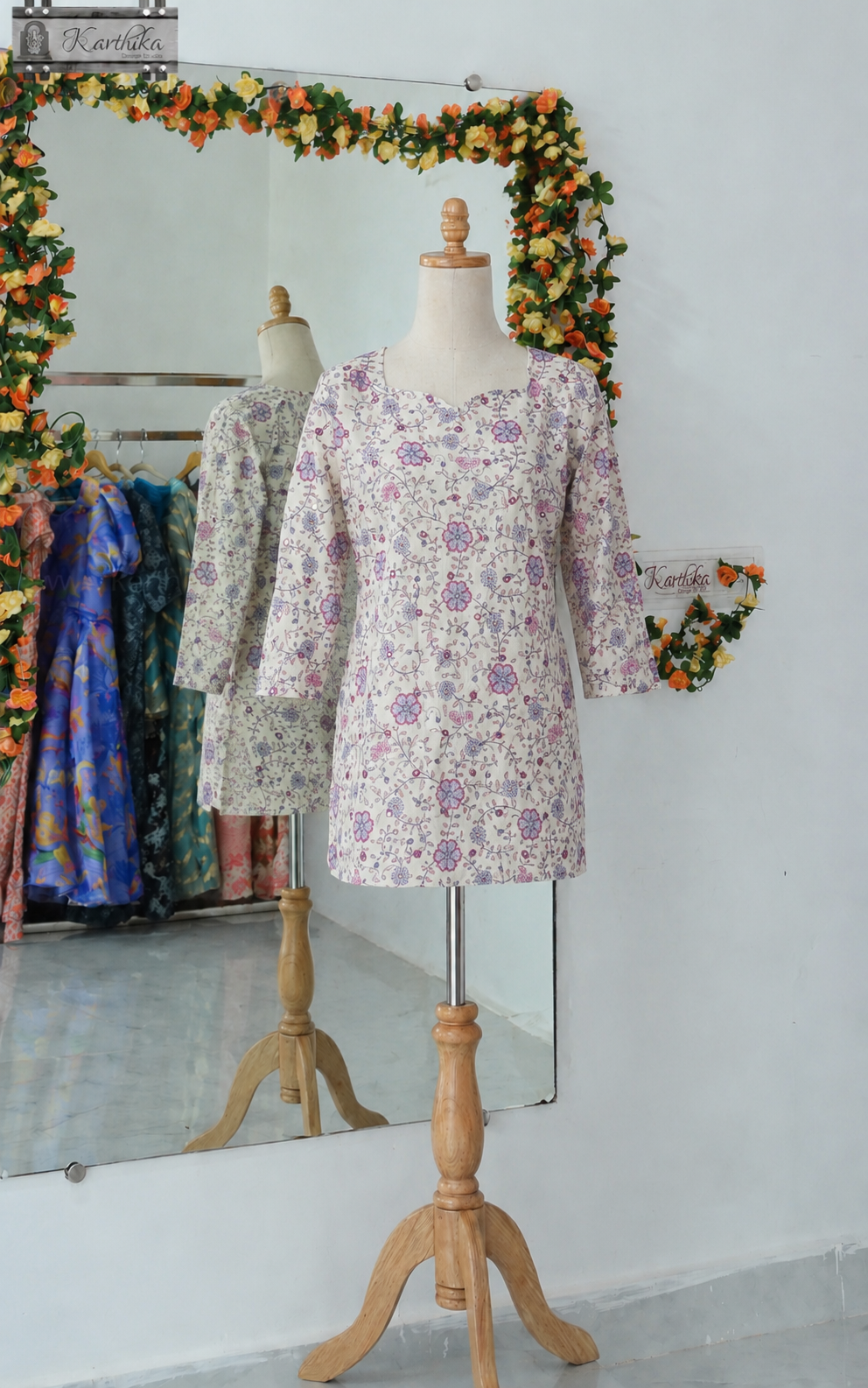 Printed Mul cotton tunic